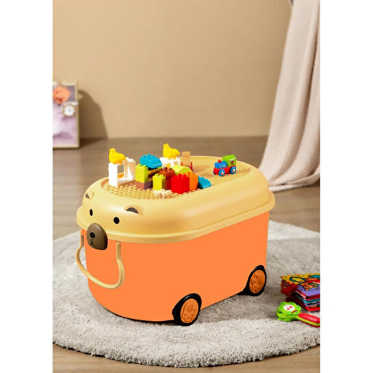 The Mia Trail Oyuncak Saklama Kutusu Pudra 57x39x33 Cm