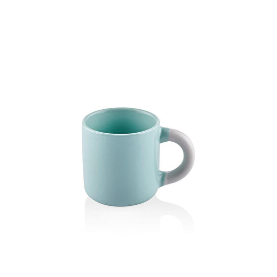 The Mia Colorida Espresso Ve Türk Kahvesi Fincanı Yeşil