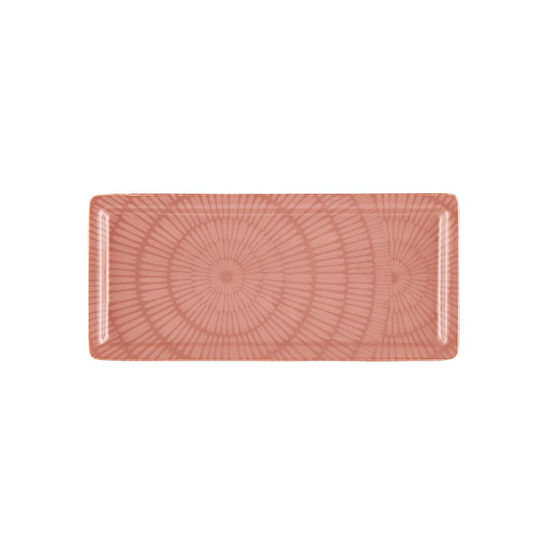 The Mia Noon Dikdörtgen Servis Somon 35x16 Cm