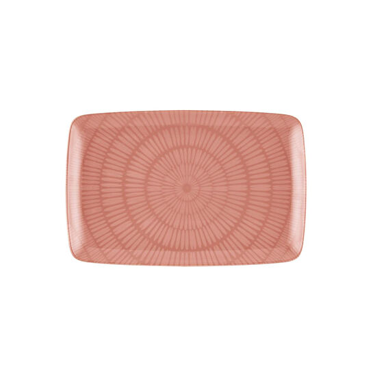 The Mia Noon Dikdörtgen Servis Somon 34x25 Cm