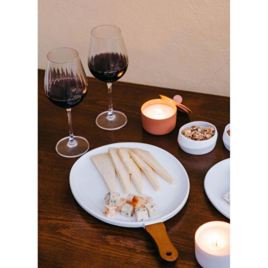 The Mia Woody Porselen Servis 40x26 Cm