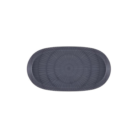 The Mia Noon Oval Servis 2li Gri 29 Cm