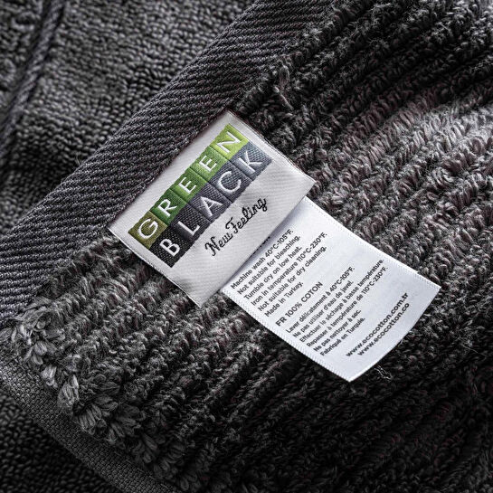 Green Black Eliza El Havlusu Antrasit