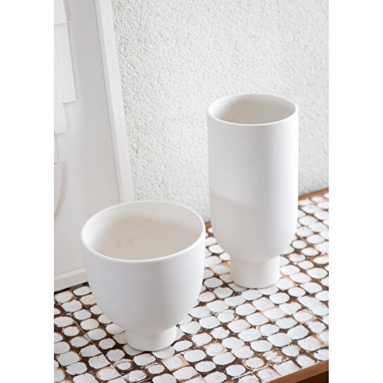 The Mia Pure Dekoratif Vazo 13x13x29 Cm