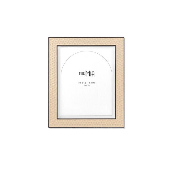 The Mia Rotan Fotoğraf Çerçevesi Siyah 25x20 Cm