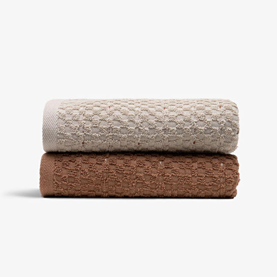 Green Black Parla 2'li Mutfak Havlusu Bej-kahve