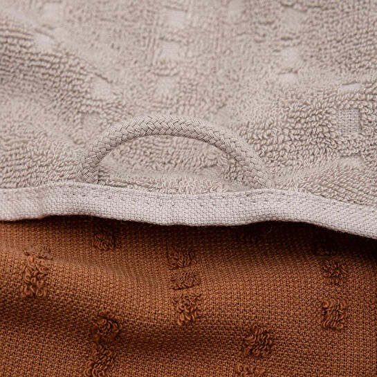 Green Black Pera 2'li Mutfak Havlusu Bej-terra