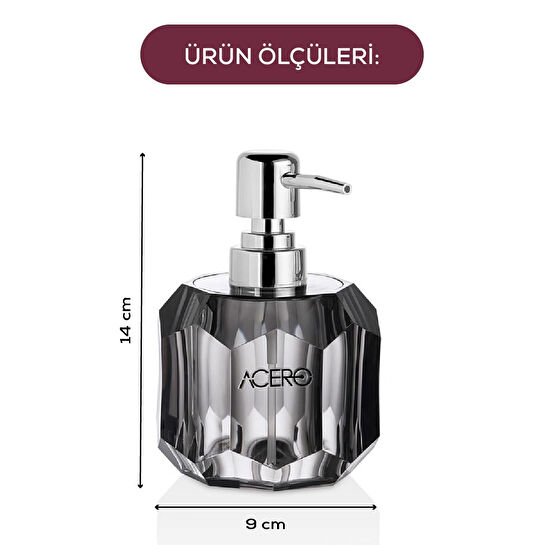 Vienev Akrilik Sıvı Sabunluk 210 Ml Şeffaf 1996