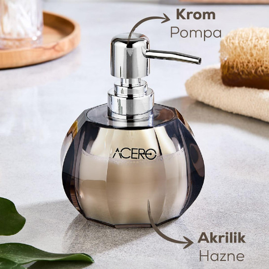 Vienev Akrilik Sıvı Sabunluk 190 Ml Şeffaf 1998