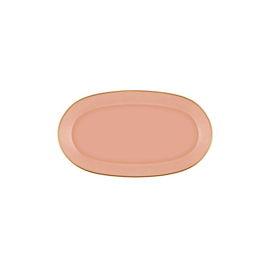 The Mia Basic Oval Servis Somon Pembe 2li Set 29cm