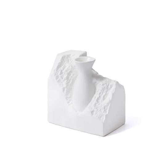 The Mia Licia Seramik Vazo Beyaz 20x12x20 Cm