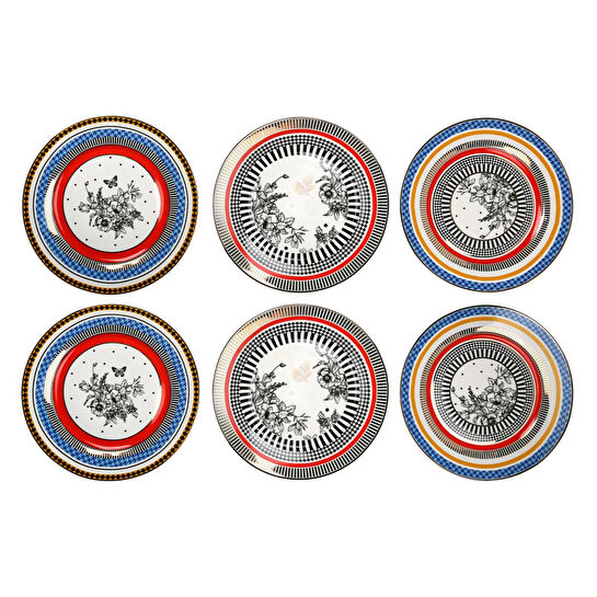 Lucky Art Maggey Bone 27cm 6li Tabak Seti