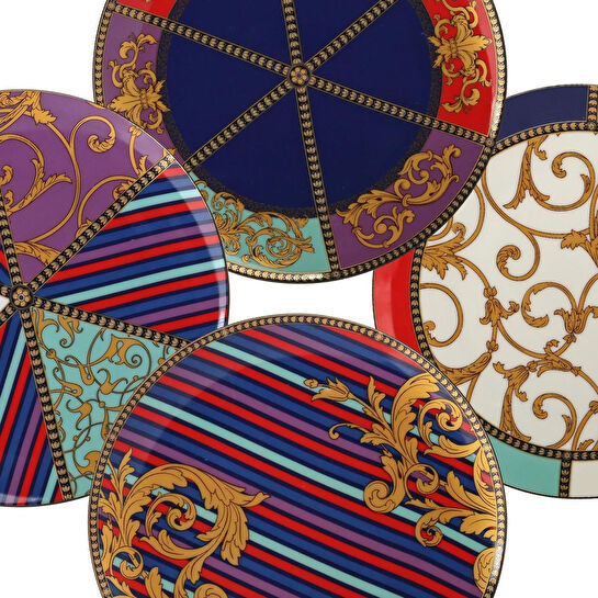 Lucky Art Valencıa Bone 20cm 4'lü Tabak Setı