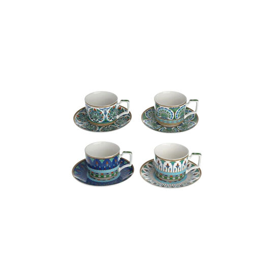 Lucky Art Calista New Bone China Porselen 4lü Çay Fincanı Seti