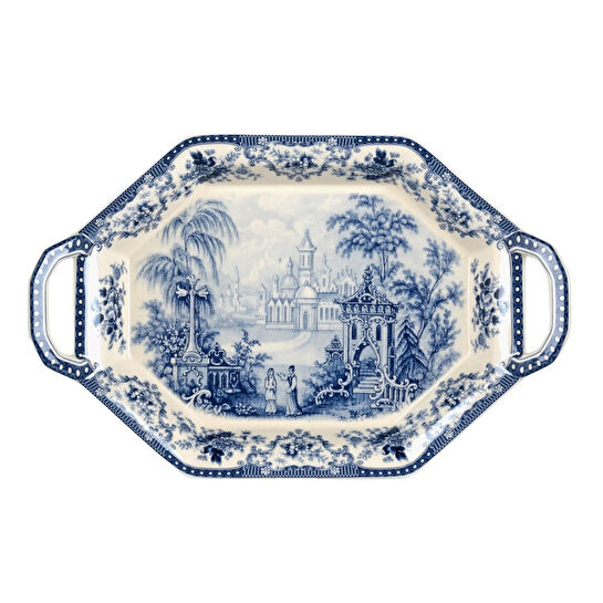 Lucky Art Florantine Sunum Tepsisi 37cm Mavi