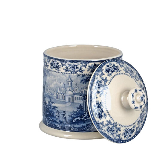 Lucky Art Florantine Kavanoz 1000cc Mavi