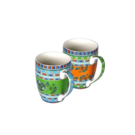 Lucky Art Calista New Bone China Porselen 2li Kupa Seti