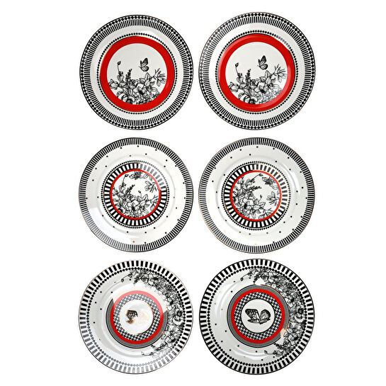 Lucky Art Maggey Bone 20cm 6li Tabak Seti