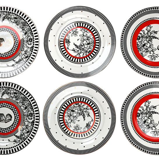 Lucky Art Maggey Bone 20cm 6li Tabak Seti