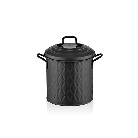 The Mia Prizma Çöp Kovası Tezgah Siyah 4 Lt