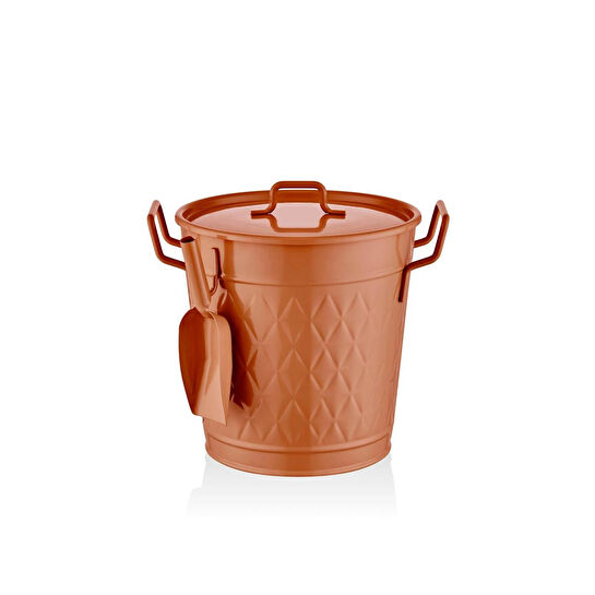 The Mia Prizma Deterjan Saklama Kabı Terracota