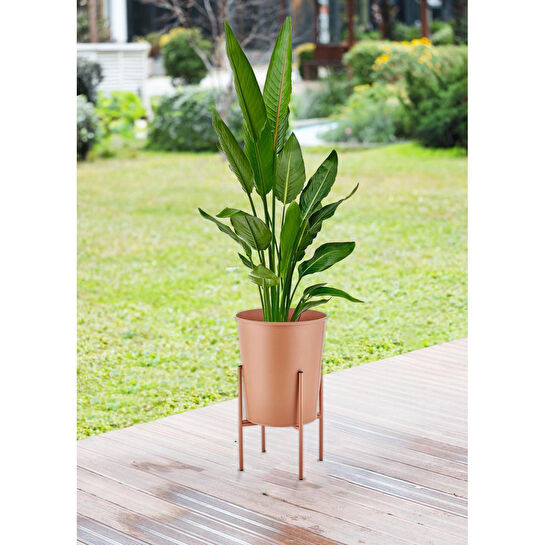 The Mia Suelo Vazo Saksı Terracota 32x47 Cm