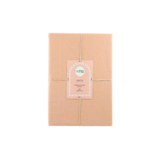 The Mia Cotta Toast Tek Kişilik Lastikli Çarşaf 200x100 Cm