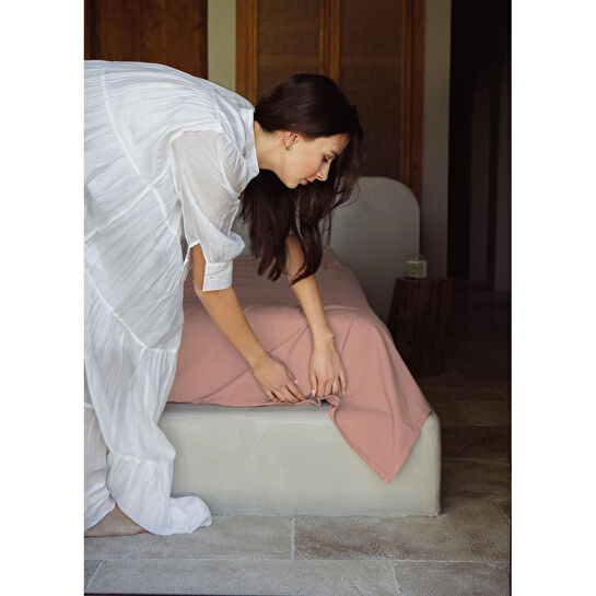 The Mia Cotta Terra Çift Kişilik Çarşaf 260x240 Cm