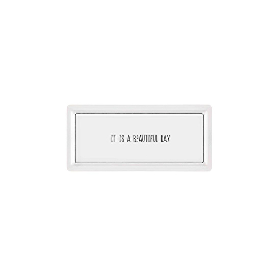 The Mia Daily Tunes Dikdörtgen Servis- 35x16cm Dly010