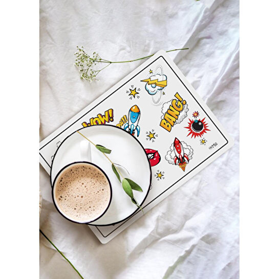 The Mia Popart Amerikan Servis 2 Li Set