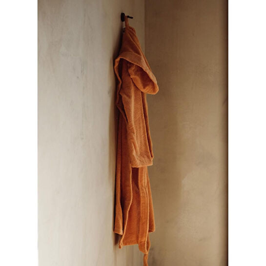 The Mia Fine Cotton Terracotta Bornoz Large Xlarge