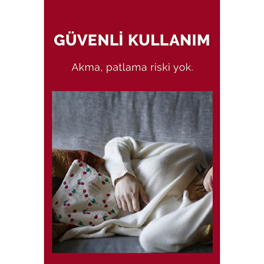 Cherrye Kiraz Çekirdekli Sıcak Soğuk Rahatlama Yastığı