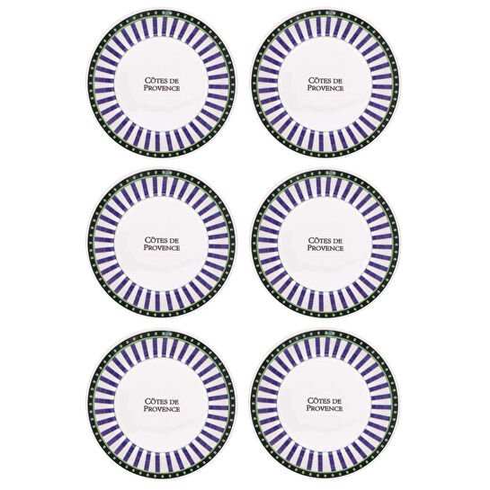 The Mia Provence Yemek Tabağı 6lı Set 20 Cm