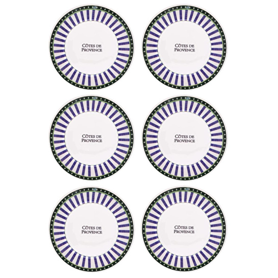 The Mia Provence Yemek Tabağı 6lı Set 20 Cm