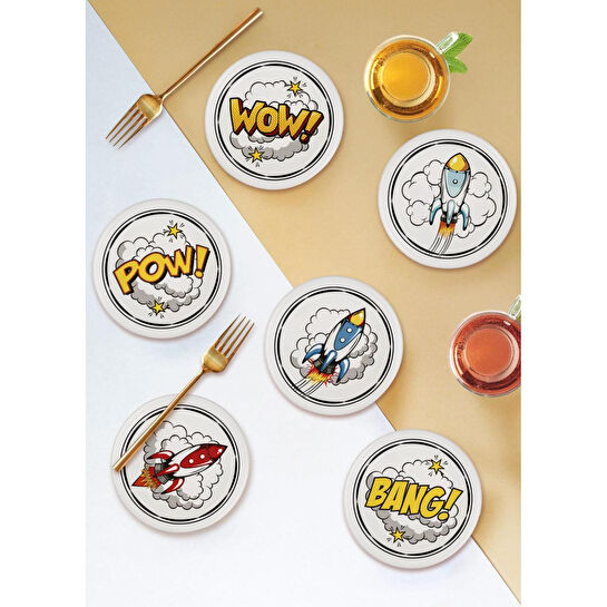 The Mia Popart Çerezlik 6 Parça 10 Cm