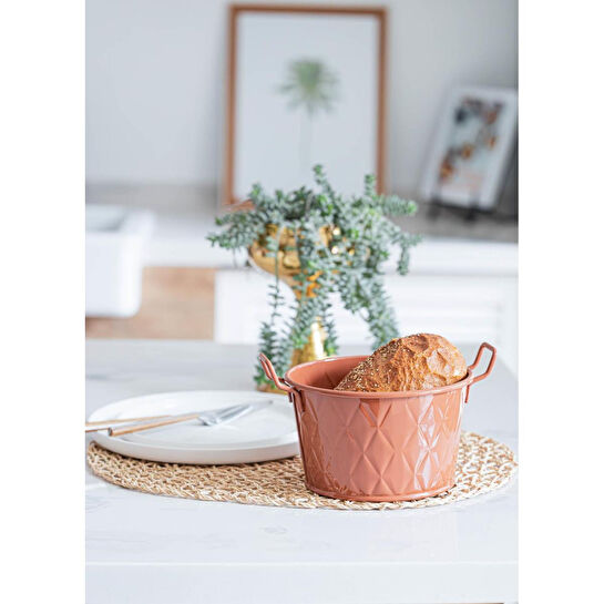 The Mia Prizma Ekmeklik Terracota 8 Cm