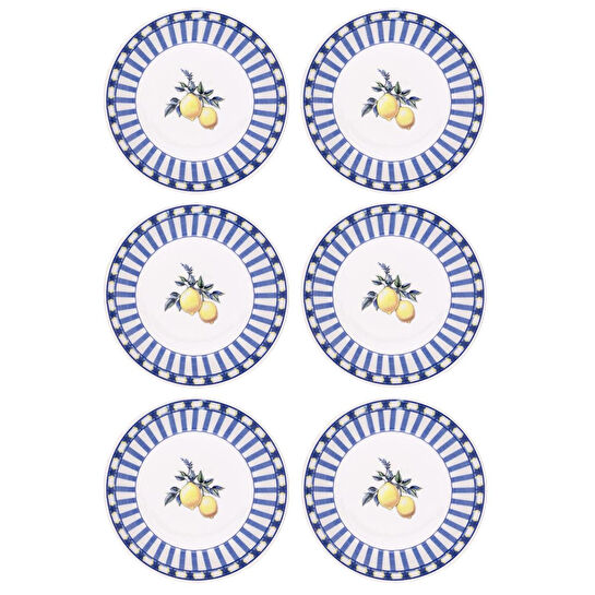 The Mia Odore Di Limone Yemek Tabağı 6lı Set 20 Cm