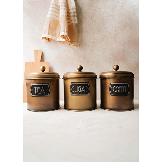 The Mia Çay Şeker Kahve Kavanozu Gold 1,30 Lt Mgl0022