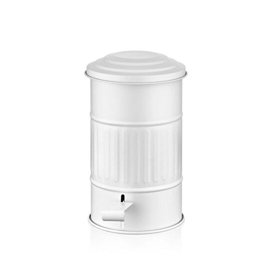 The Mia Çöp Kovası Banyo Beyaz 5 Lt