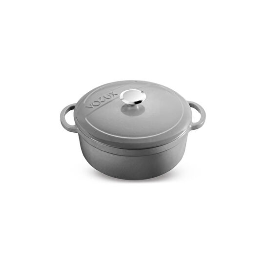 Voeux Kitchenware Gracieuse Gri Derin Döküm Tencere 24 Cm