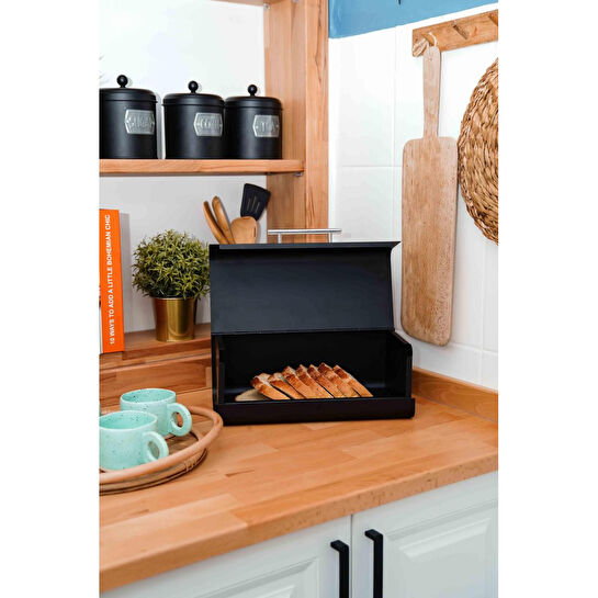 The Mia Ekmek Kutusu Siyah Mgl0046