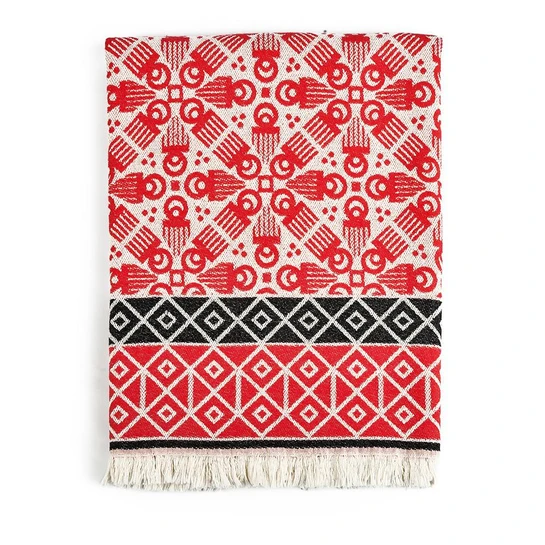 3rd Culture Red Duafe Örtü, Koltuk Şalı