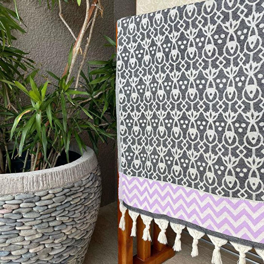 3rd Culture Siyah Mahi Peştamal