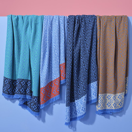 3rd Culture Teal Thagzo Örtü, Koltuk Şalı