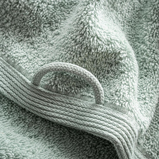 Green Black Elena Yüz Havlusu Mint