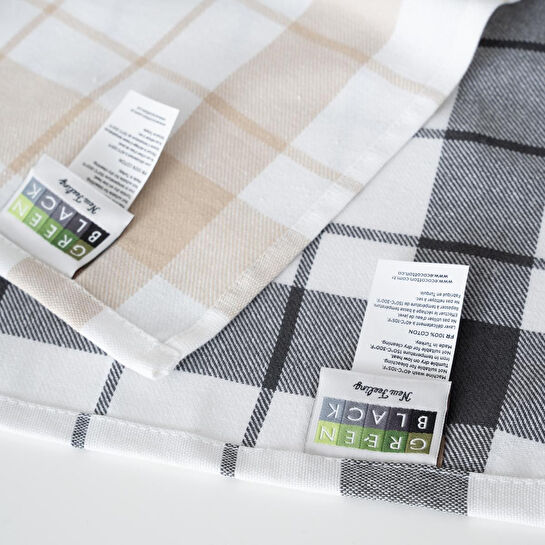 Green Black Esila 2'li Kurulama Bezi Bej/antrasit Bej-antrasit-45x65