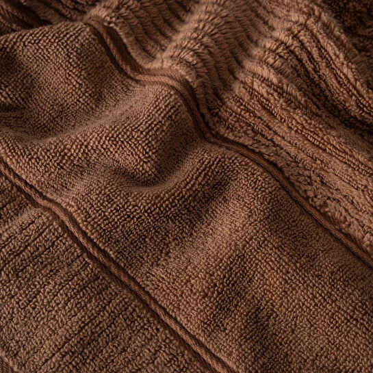 Green Black Eliza 3'lü Havlu Seti Kahverengi