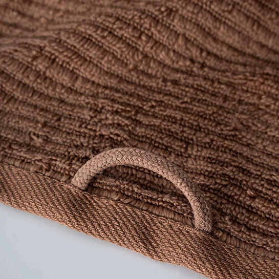 Green Black Eliza 3'lü Havlu Seti Kahverengi