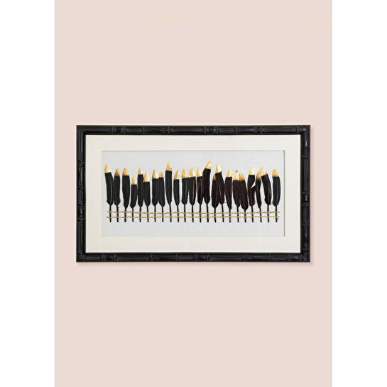 The Mia Flume Tablo Siyah 60x35x4 Cm Tbl0099