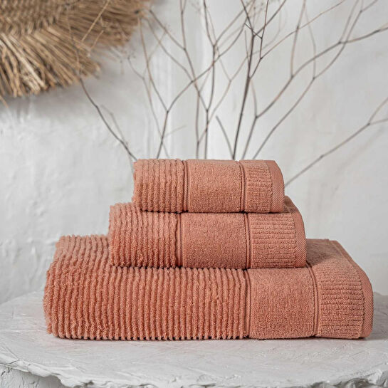 Green Black Eliza 3'lü Havlu Seti Terra